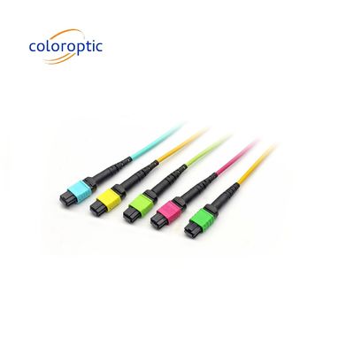 MTPO MTP Patch Cord APC weiblich auf weiblich Trunk Glasfaser Patch Cord