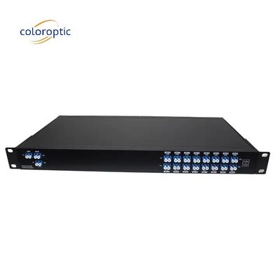 Einfaser-WDM-Modell 40 Kanal DWDM AAWG WDM-System LC-Anschluss