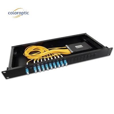 Einfaser-WDM-Modell 40 Kanal DWDM AAWG WDM-System LC-Anschluss