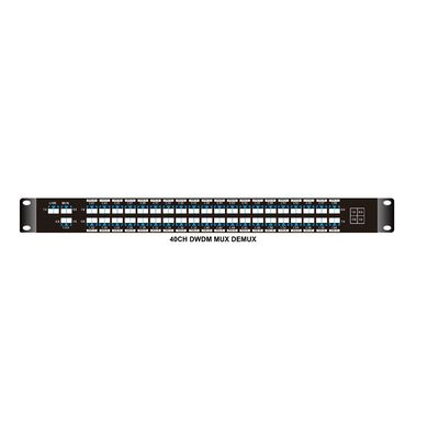 Dual Fiber WDM 40CH C21-C60 Passiv Dwdm Mux Demux mit 1310nm-Anschluss