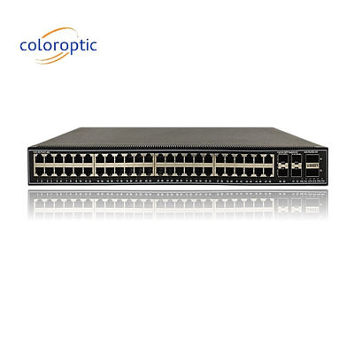 CE-Schicht 2 Enterprise Network Switch mit 48*2.5GE, 4*10GE, 2*40GE-Ports