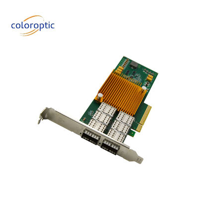 Dual Port PCI Netzwerkkarte 25G Optical NIC Host Bus Adapter PCI Express 2.0