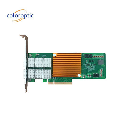 Dual Port PCI Netzwerkkarte 25G Optical NIC Host Bus Adapter PCI Express 2.0