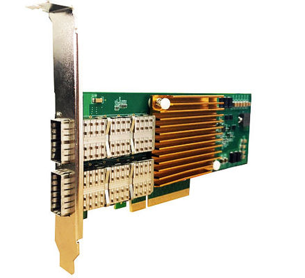 Netzwerk Infiniband Pcie Card 40G Dual Port Optical NIC Ethernet Netzwerkadapter