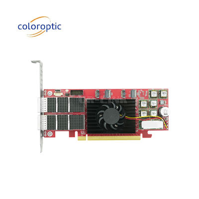 PCIe X16 100G QSFP28 Ethernet-Smartcard Dual-Ports Xilinx Ultrascale+ 16nm basiert