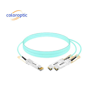 CO-1X1CP AOC DAC Kabel 400G OSFP zu 2x200G QSFP56 Verbindungen