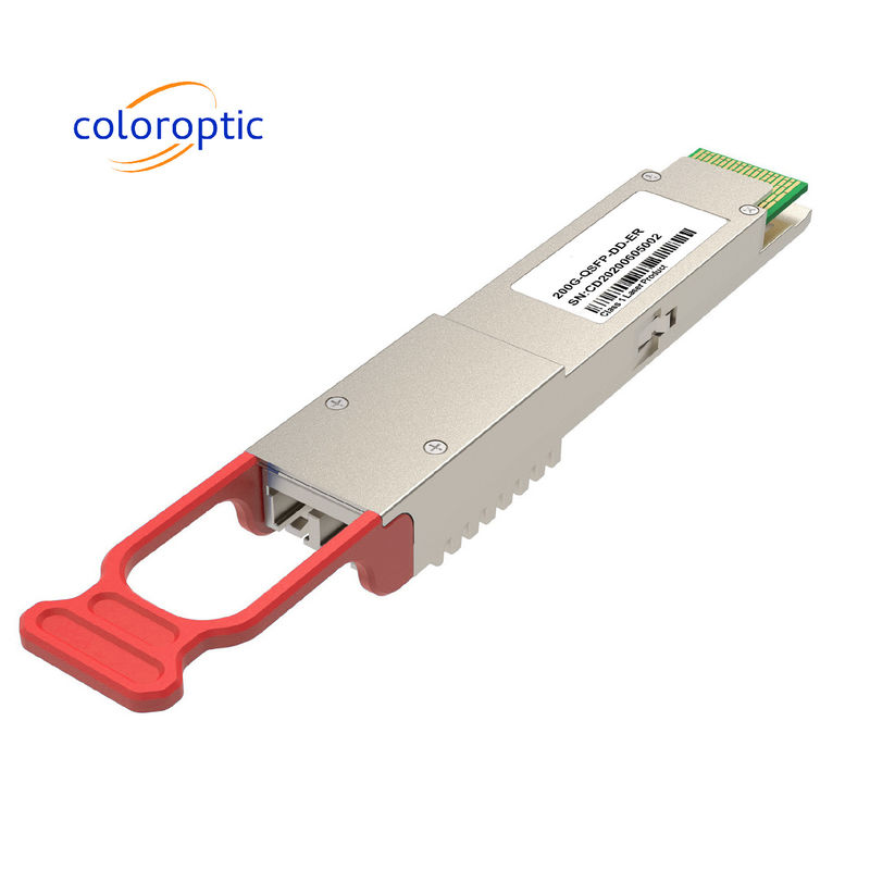 200G QSFP-DD ER4 Optical Transceiver Modul mit vollständigem Echtzeit-DDM Sfp Ethernet