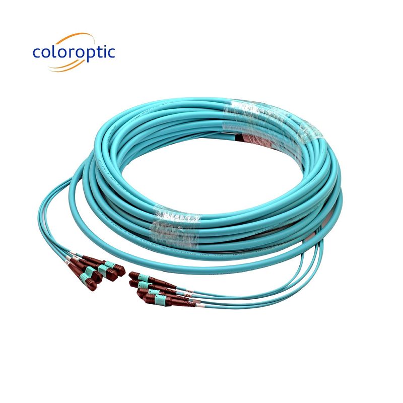 MTPO MTP Patch Cord APC weiblich auf weiblich Trunk Glasfaser Patch Cord