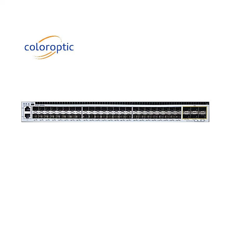 48 Ports 10G Hochgeschwindigkeitsnetzwerk Schalter AC/DC Stromversorgung 1 Konsole