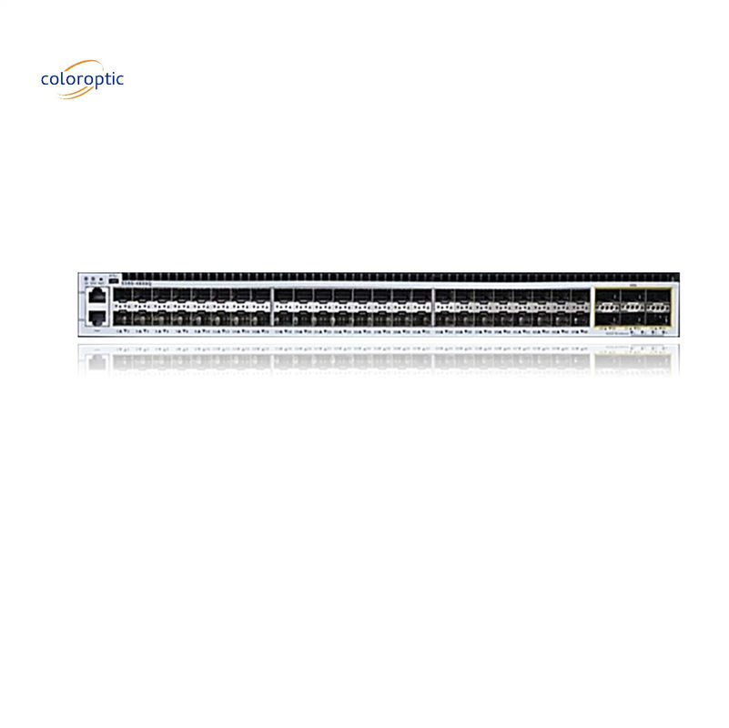Schicht 3 Netzwerkschalter 48 Port mit 48*10GE 4*100G Ports 1*Konsole