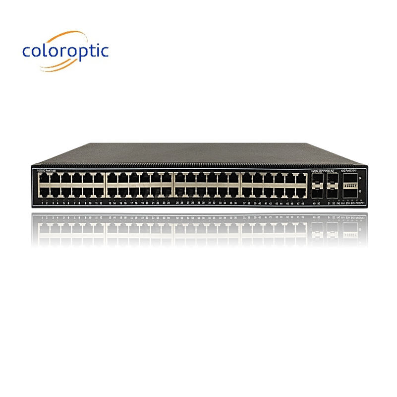 CE-Schicht 2 Enterprise Network Switch mit 48*2.5GE, 4*10GE, 2*40GE-Ports