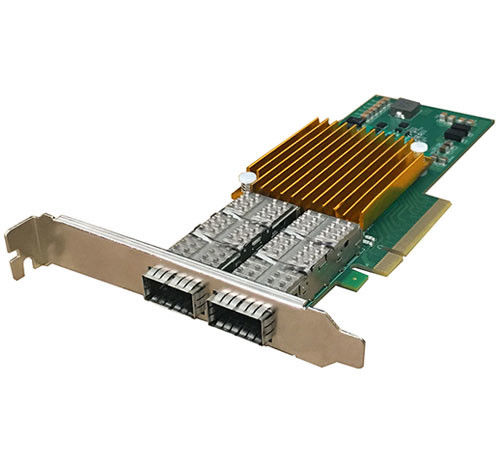 Netzwerk Infiniband Pcie Card 40G Dual Port Optical NIC Ethernet Netzwerkadapter