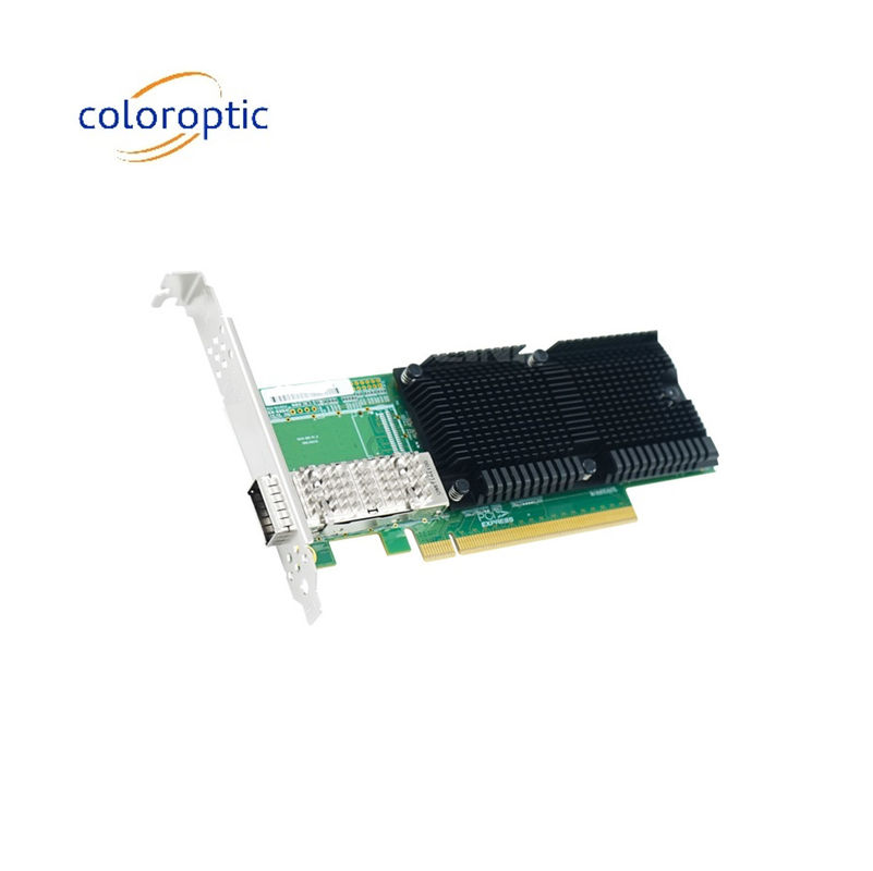 PCIe X16 Netzwerk Single Port Ethernet-Kartenadapter QSFP28 100G Intel E810