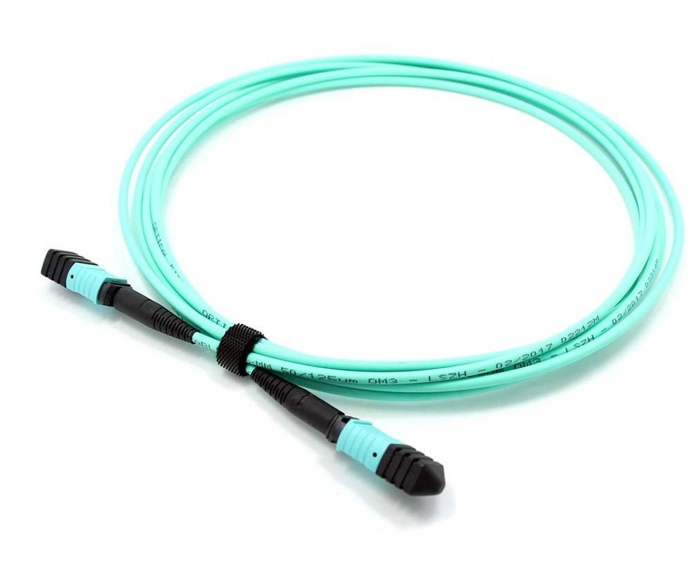 Multimode 16-Faser Mpo-Stammkabel für 400g Qsfp-Dd-Module im AI-Netzwerk